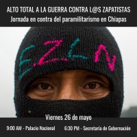 Movilización por el alto total a la guerra contra l@s zapatistas